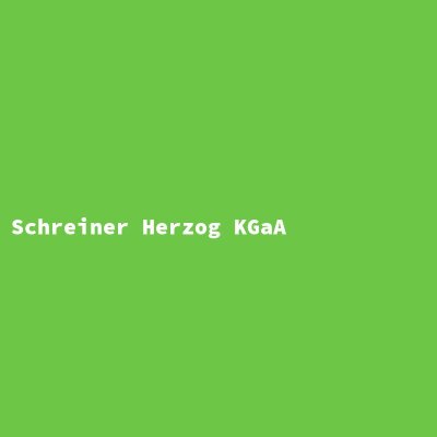 Hersteller: Schreiner Herzog KGaA