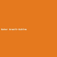 Guter Granit-Schirm