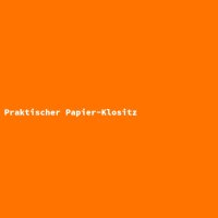 Praktischer Papier-Klositz