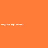 Elegante Papier-Hose