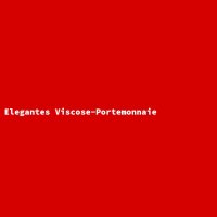 Elegantes Viscose-Portemonnaie