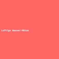 Luftige Wasser-M&uuml;tze