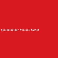 Geschmeidiger Viscose-Mantel