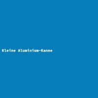 Kleine Aluminium-Kanne