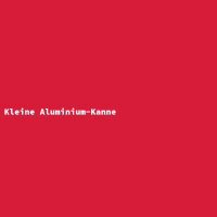 Kleine Aluminium-Kanne